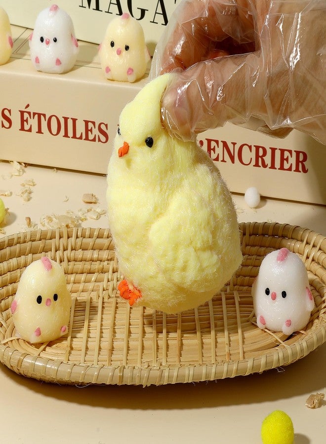 TMHAI Taba Squishy Chick Fidget Toys, 9 Pack Cute Chicken Ultra Soft Fufu Squeeze for Kids Adults, Kawaii Sensory Item Anxiety Stress Relief for Autism ADHD - Image 2